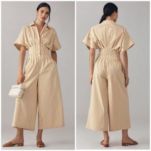 NWOT Exquise waist pleated jumpsuit